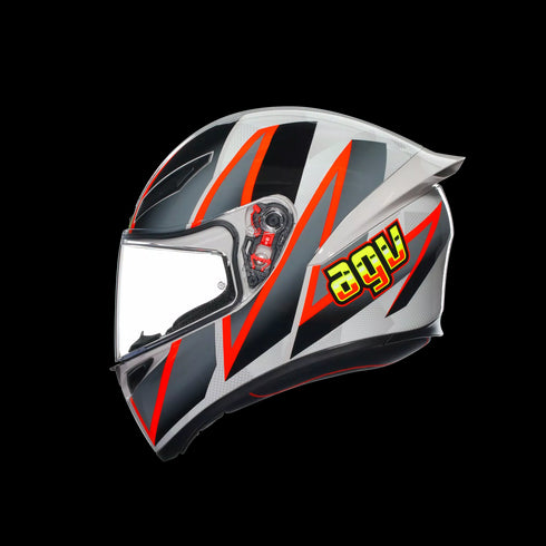 K1 S BLIPPER GREY/RED - CASCO MOTO INTEGRAL E2206